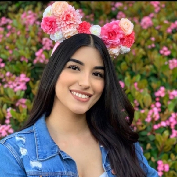 Disney Accessories - ⭐HP⭐ LAST ONE! Floral Minnie Mouse ears